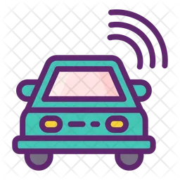 Autonomous Vehicle  Icon