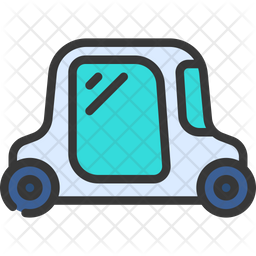 Autonomous Vehicle Icon - Download in Flat Style