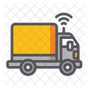 Autonomus Truck Truck Transport Icon