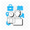 Work Autonomy Work Life Balance Decision Making Icon
