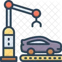 Automobilproduktion  Symbol