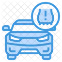 Autoreifendruck  Symbol