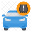 Autoreifendruck  Symbol