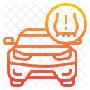 Autoreifendruck  Symbol