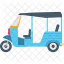 Autorickshaw Rickshaw Transport Icon