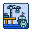 Autoridad Portuaria Control Maritimo Icon