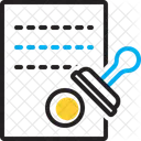 Document Dautorisation Legal Certifie Licence Approuver Rapport Verifie Tamponne Acceptation Garantie Icône