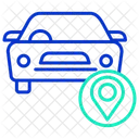 Mcar Track Navigieren Autoortung Autonavigation Symbol