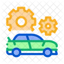 Abgesturzt Auto Restaurierung Icon