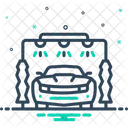 Autowasche Auto Waschen Symbol