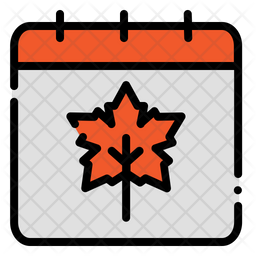 Autumn Icon - Download in Colored Outline Style