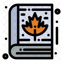 Autumn Book  Icon