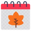 Autumn calendar  Icon