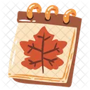 Autumn calendar  Icon