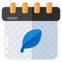 Schedule Planner Autumn Calendar Icon