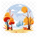 Autumn forest  Icon