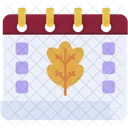 Autumn Leaves Fall Icon