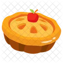 Autumn Pie Tart Cake Icon