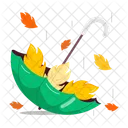 Autumn Umbrella  Icon