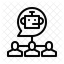 Assistencia Suporte Virtual Assistente Virtual Ícone