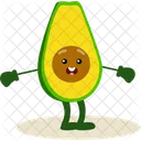 Avacado Food Fruit Icon