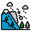 Avalanche Season Winter Icon