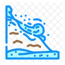 Avalanche Natural Phenomena Icon