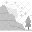Avalanche Snow Slide  Icon
