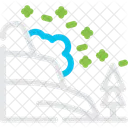 Avalanche Snow Slide  Icon