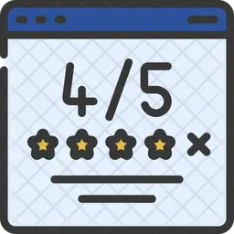 Avaliação de 4 estrelas  Ícone