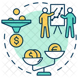 Avaliação financeira  Ícone