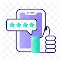 Avaliacoes De Aplicativos Feedback De Aplicativos Feedback Ícone