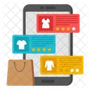 Avaliacoes De Compras Comentarios De Compras Classificacoes De Compras Icon