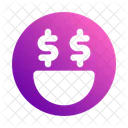 Codicia Dinero Emoji Icon