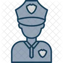 Avatar Man Police Icon