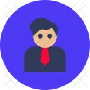 Avatar Empresario Empleado Icono