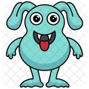 Monstre Avatar Dessin Anime Icône