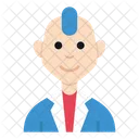 People Character Avatar Smile Flat Icon