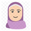 Muslim Arab Woman Icon