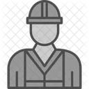 Avatar Firefighter People Icon