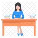 Avatar de bibliothécaire féminine  Icône