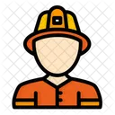 Icono Avatar Bombero Icono