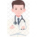 Avatar doctor hombre  Icono