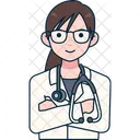 Avatar doctor woman  Icon