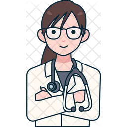 Avatar doctor woman  Icon