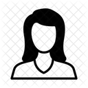 Avatar femenino  Icono