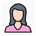 Avatar feminino  Ícone