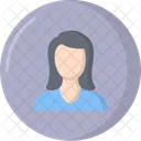 Avatar feminino  Ícone