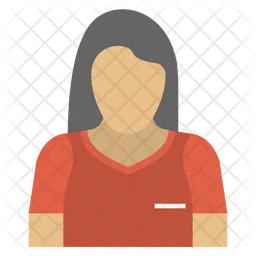 Avatar feminino  Ícone