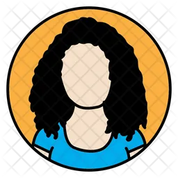 Avatar feminino  Ícone